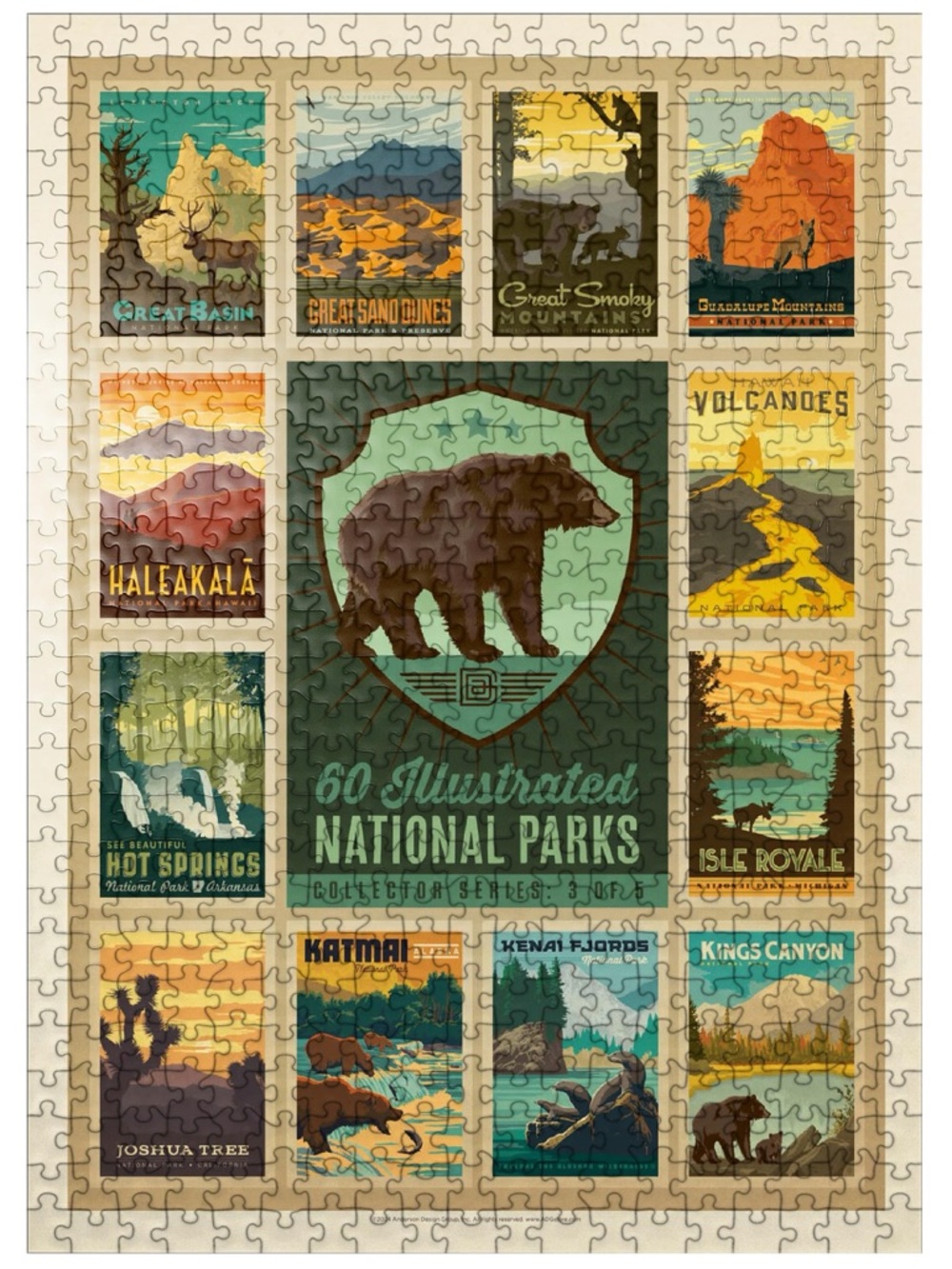 National Parks 500 Piece Puzzle